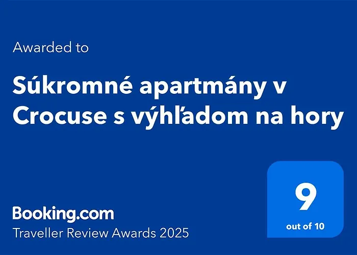 Sukromne V Crocuse S Vyhladom Na Hory Lejlighed Štrbské Pleso